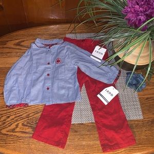 baby IZOD 2 piece shirt & pant set! ✨NWT✨